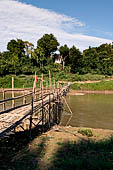 Luang Prabang, Laos - Walking along the riverfront of the Mekong and the Nam Khan 